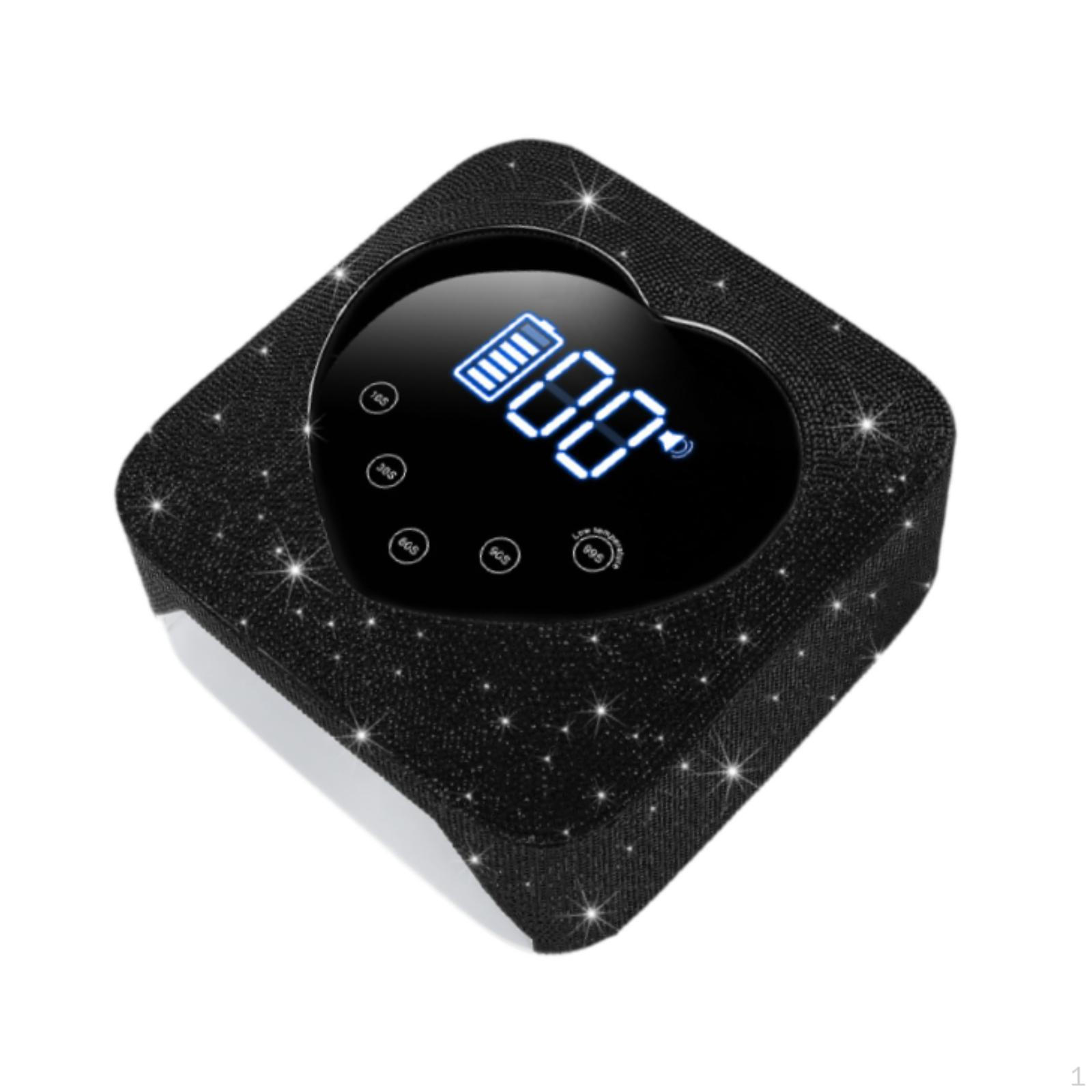 

Подставка для ногтей со светодиодной лампой, маникюрный инструмент для салона техников black