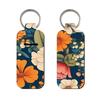 Floral Lipstick Case & Lanyard Keychain for Lipstick Protection and ID Access