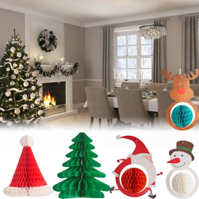 Charming Mini Christmas Tree Paper Decoration For Festive Holiday Celebrations