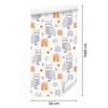 Wallpaper Owls flowers leaves for living room and bedroom 50x1000