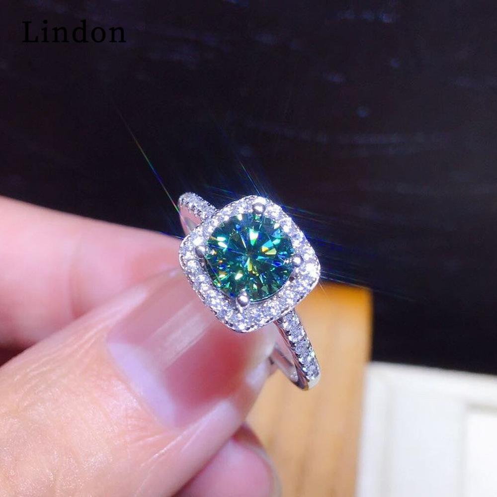 Lindon Classic Zircon Ring Ladies Jewelry Wedding Promise Party Gift