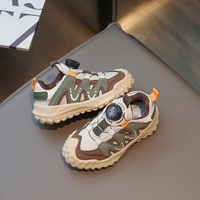 Kinder Sneaker für Mädchen Herbst Neu Tennis Basketball Sneaker für Kinder Mode Lässig Drehknopf Sport Kleinkind Jungen Schuhe