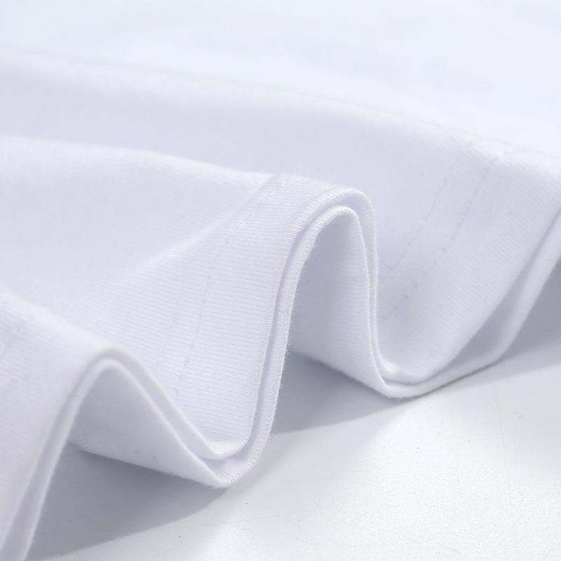 Pure Cotton Short-sleeved T-shirt Men's New Summer Couple Wear Versatile Half-sleeved T-shirt Trendy Brand Ins Loose Casual Bottoming Shirt