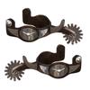 Premiums Rotating Rowel Spurs for Precise Equine Control Rusts Proof Stainless Steel Features Secure Rivets