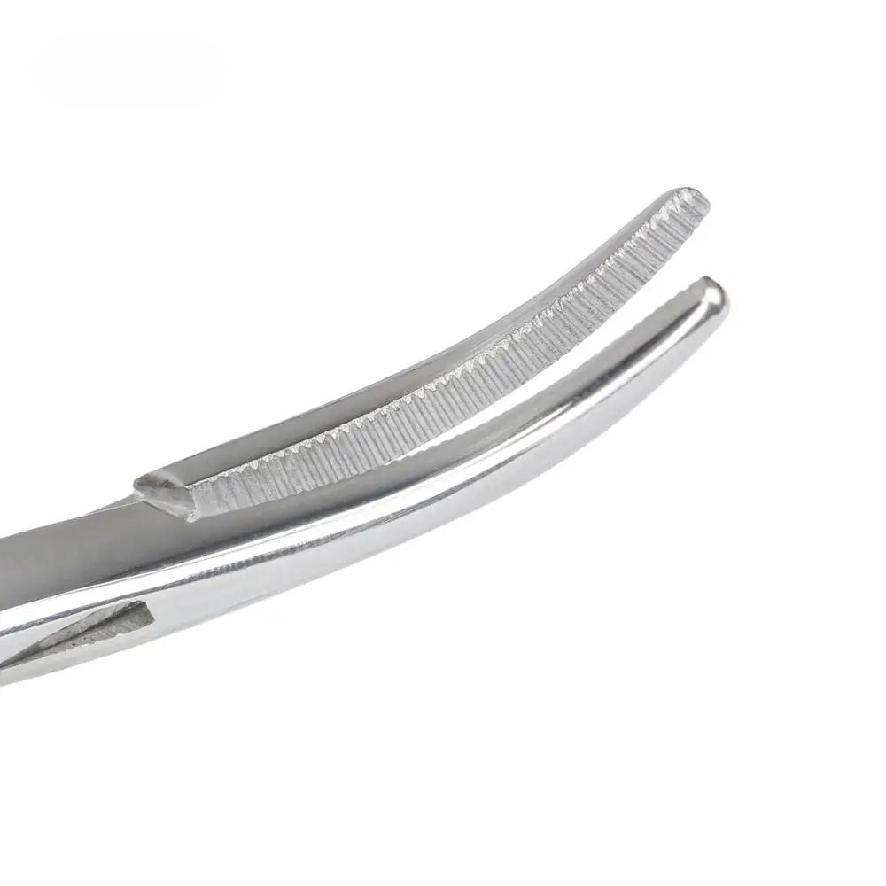 Fishing F04 Fishing Pliers Stainless Steel Fish Hook Remover Curved Tip Clamps Line Cutter Takle Tool Accessories