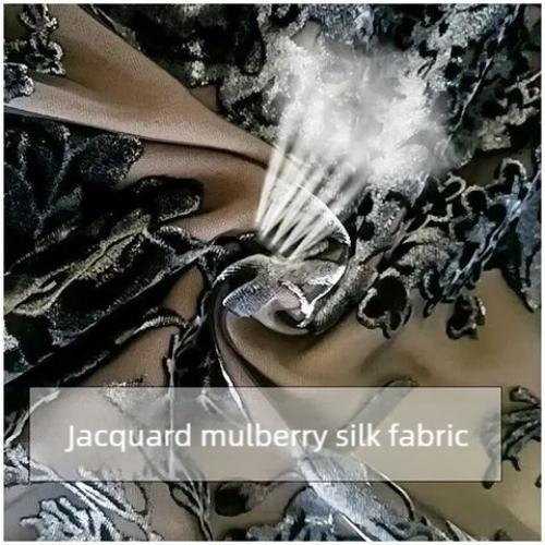 Women's Silk Blouse Spring Autumn Three-quarter Sleeve Loose Fit Rhinestone Plus-size Blouse Mesh Floral Velvet Pullover