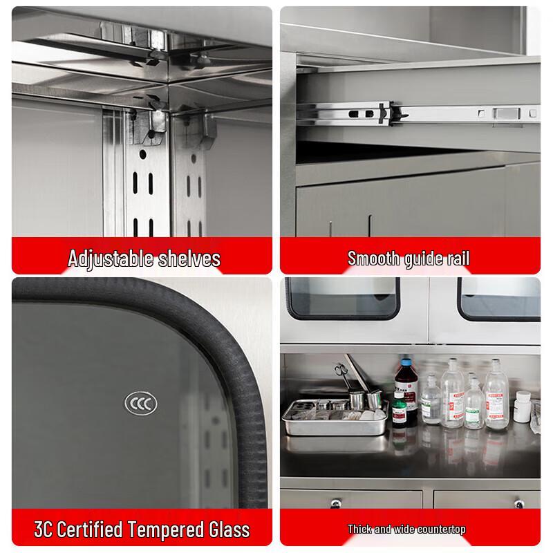Mengdong Stainless Steel Office Storage Cabinet