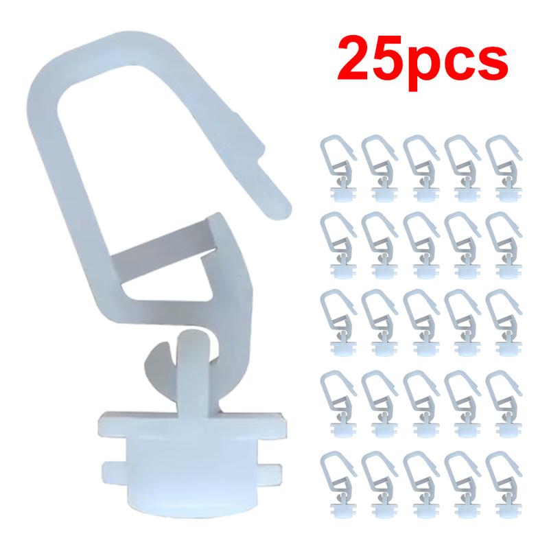 25PCS Car Curta Hooks For VOLVO MAN IVEC0 Rear Rail DAF106 Gliders Runners