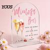 Table Number Plates Arch Wedding Numbers, 1-10 Place Cards with Stands, Holders Clear Acrylic Signs for Receptions, Parties, Anniversaries,