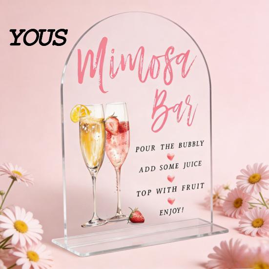 Table Number Plates Arch Wedding Numbers, 1-10 Place Cards with Stands, Holders Clear Acrylic Signs for Receptions, Parties, Anniversaries,