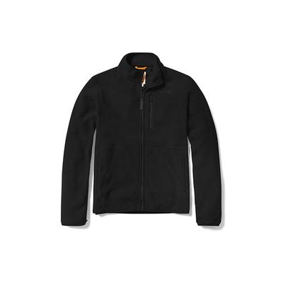 Solid Color Stand Collar Fleece Jacket Men Jackets Black A69KN-001