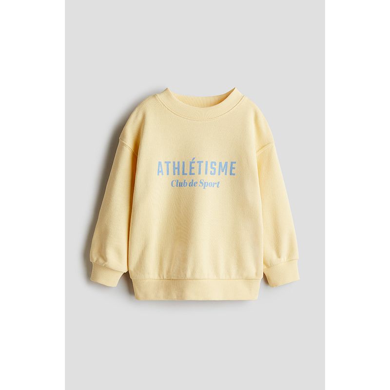 

Детская одежда HM Толстовка для мальчиков и девочек Осень 2025 Новое поступление Принт динозавра круглый вырез длинный рукав топ 1247714 Yellow/Athlétisme 150/76((10-12Y))