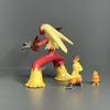 Anime Game Surroundings Figurine Toys Evolution Group Action Figures Collectible Models Fire Chick Strong Chicken Decoration