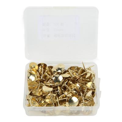 200 KS Připínáčků Protiskluzové Vertikální Linie 1,2 cm Praktické Železné Ploché Připínáčky pro Domácnost