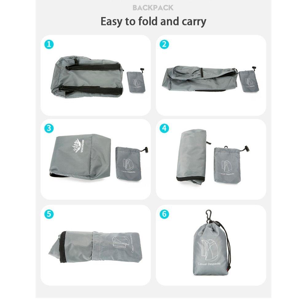 Portable Sport Bag Lightweight Shoulders Bag Outdoor Backpack Foldable Backpack Hiking Daypack
