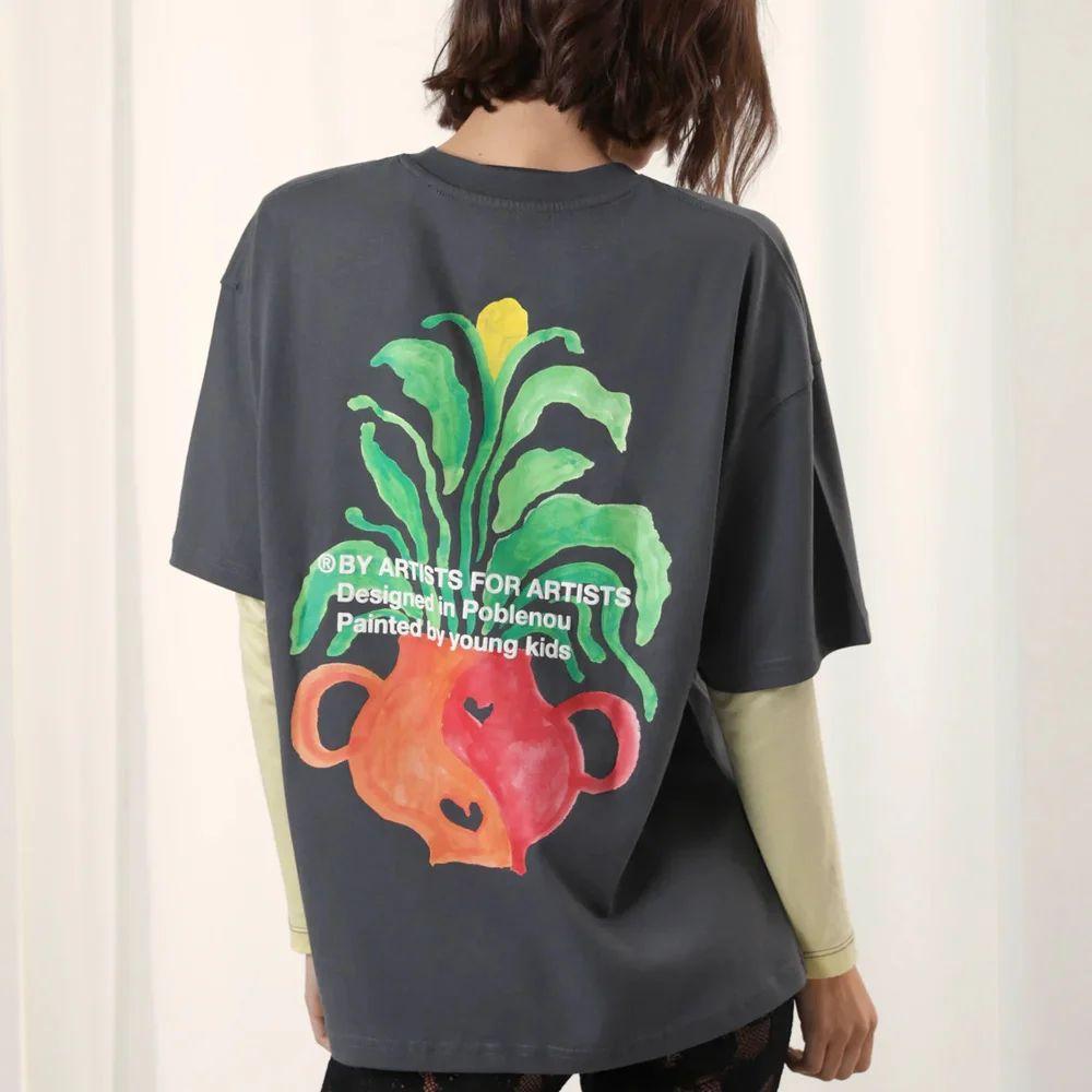 Neuer Heißer Verkauf Trendiges Bedrucktes Nude Project Herren Damen Urlaubs Designer T-Shirt Marken Street Baumwolle Oversized Kurze Ärmel Oberteil