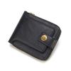 Leather Men’s Wallet Luxury Mens Purse Male Zipper Card Holders with Coin Pocket Wallets Gifts for Men Money Bag