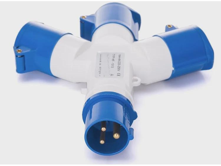 16A/32A Multifunction Waterproof Y-Type Docking Connector Plug & Socket