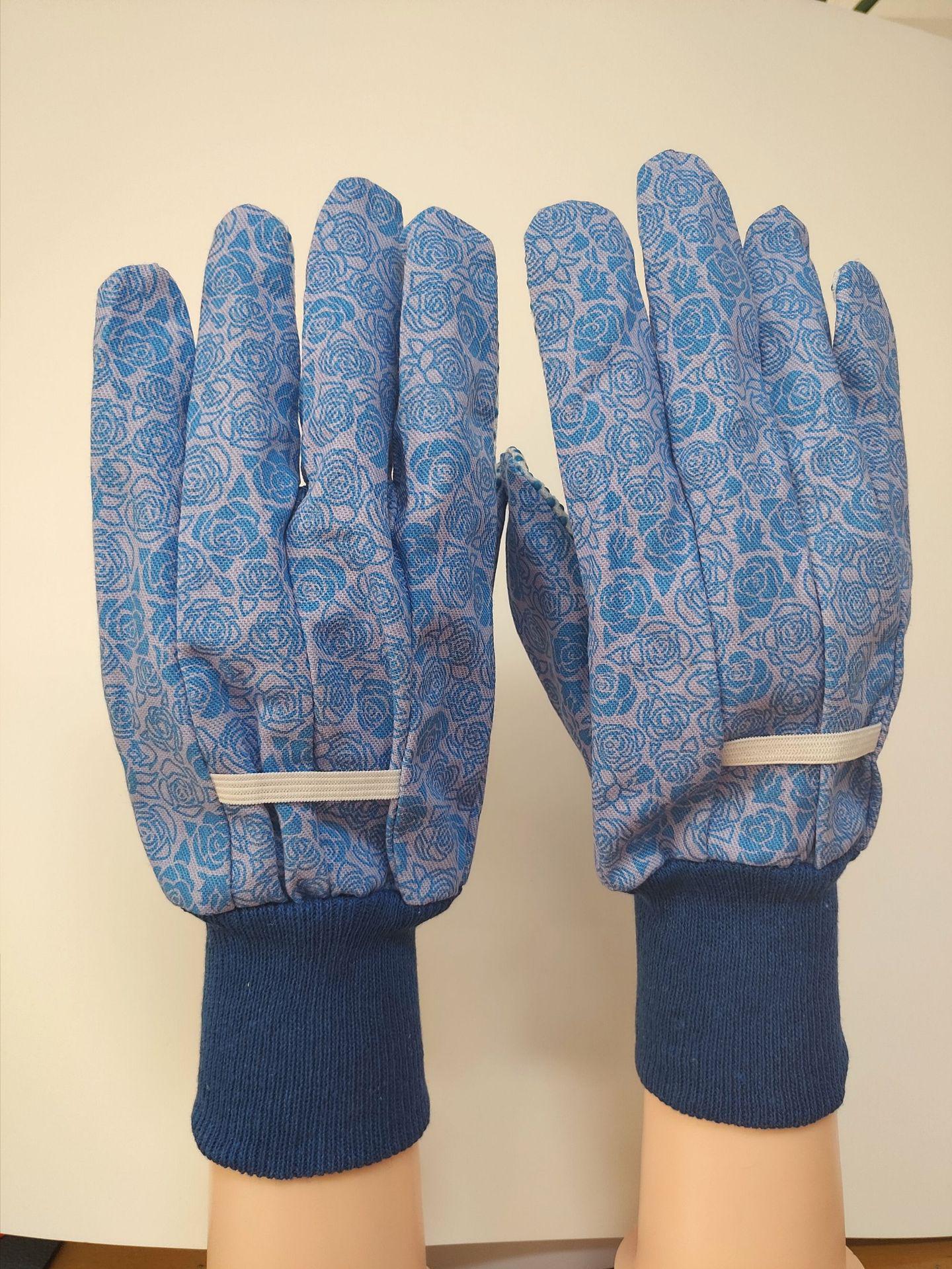Printed PVC Garden Planting Gloves