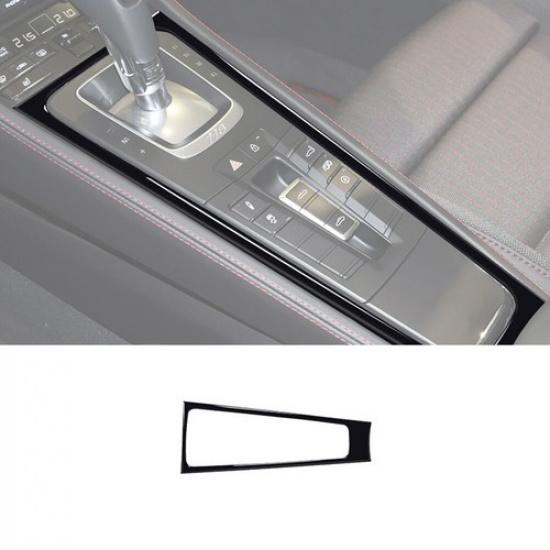 

Glossy Piano Black Gear Shift Frame Cover Trim For Porsche 718 Boxster Cayman