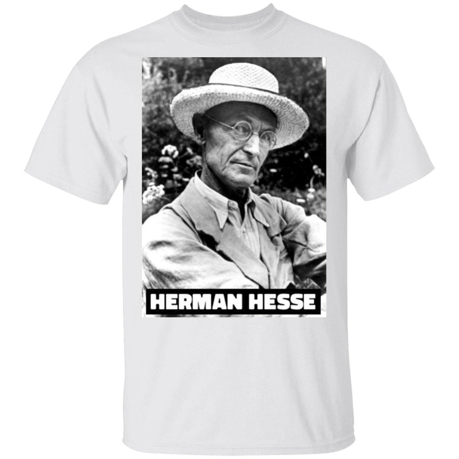Hermann Hesse German Writer T shirt Steppenwolf Author G500 5.3 oz. T shirt S