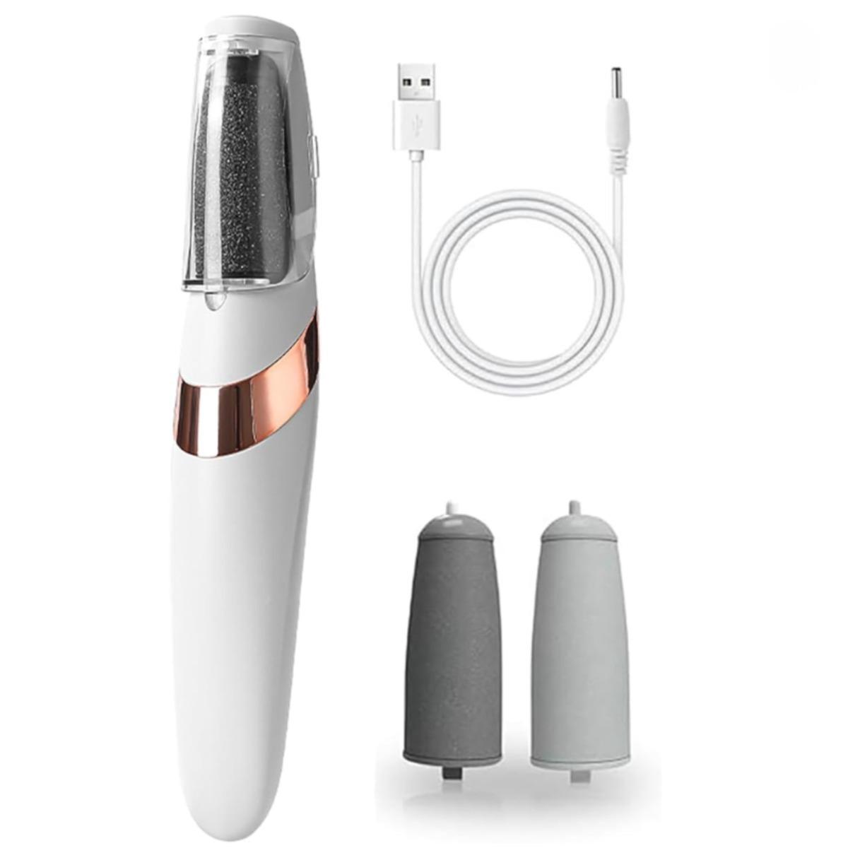 

Electric Foot File, Electric Callus Removers for Feet, Rechargeable Electric Foot Callus Remover Pedicure Kits, Removes Dry Skin for Smoother Feet, білий