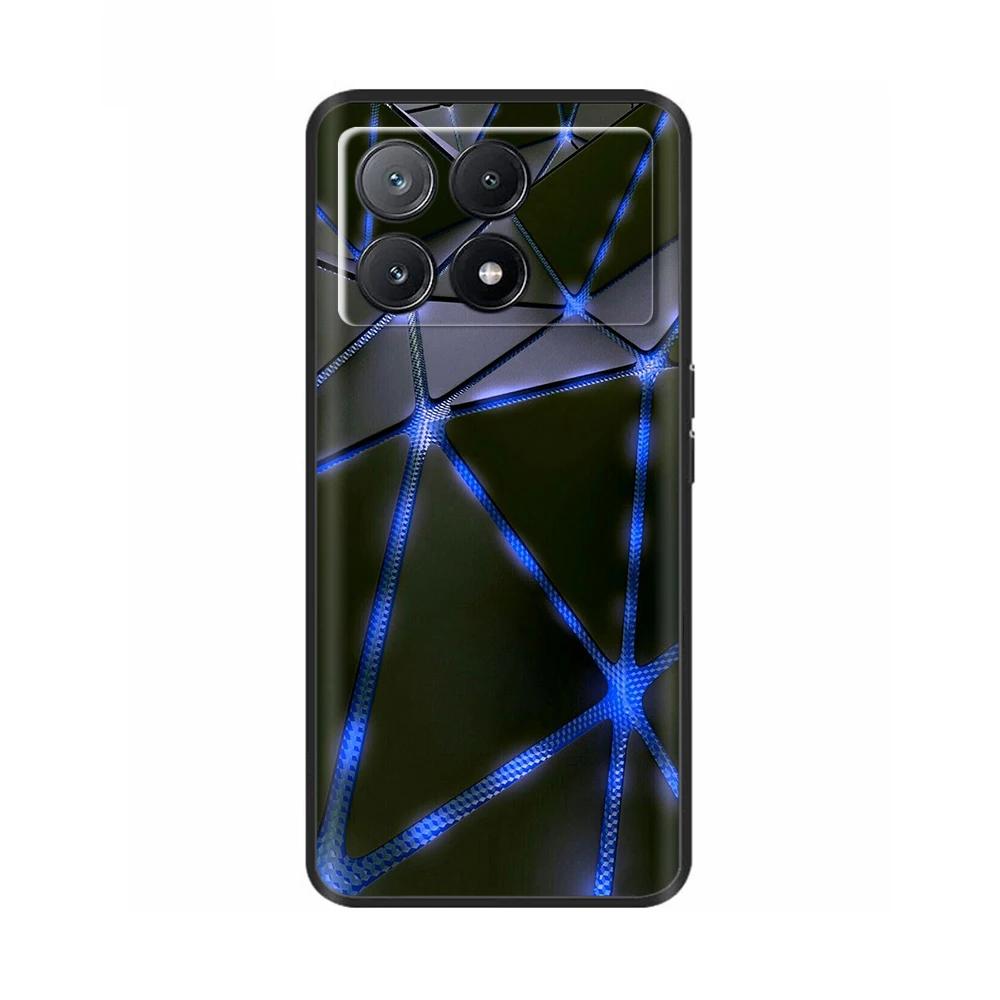 Case For Poco X6 Pro Phone Back Cover For Poco X6 Neo Pocox6 Pro 5G Soft Black Silicone Bumper Shockproof Protective Shell Cases