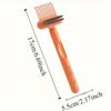 1 Pcs Hair Brush Cleaning Tool 2-In-1 Comb Cleaning Brush Comb Cleaner Brush Mini Hair Brush Remover for Removing Hair Dust Home and Salon Use