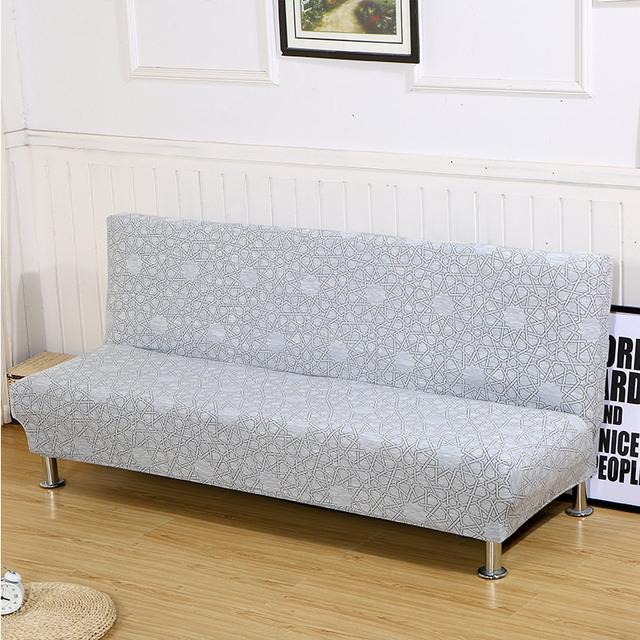 Stretch Sofa Cover Slipcover All Inclusive For Living Room Without Armrest Folding Cover For Sofa Bed Durable Fabric