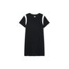 New MLB SS24 Short Sleeved Dresses Women's Black 3FOPV0243-50BKS