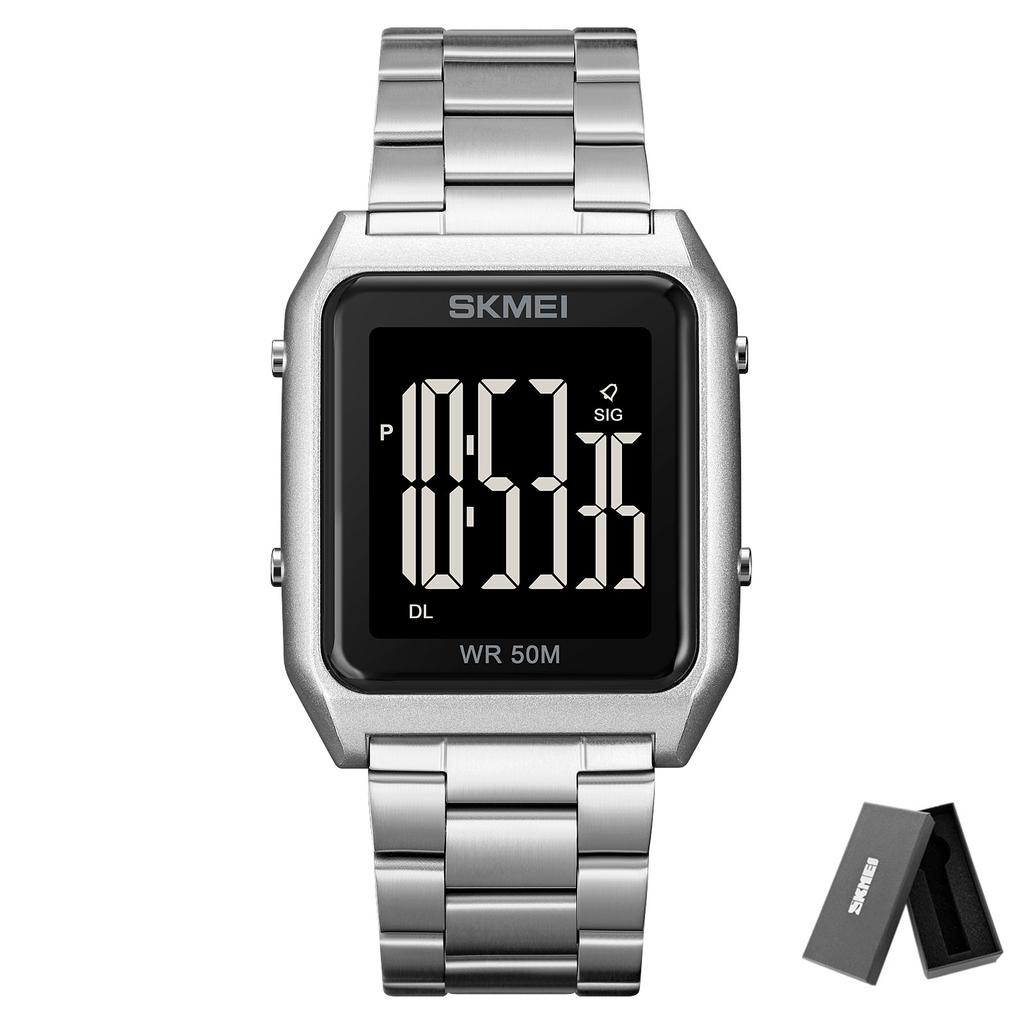 SKMEI 1879 Calendar Digital Wristwatch reloj hombre Back Light Sport Watches Mens Chronograph Alarm Clock 5Bar Waterproof