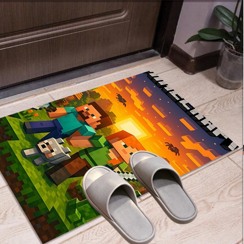 Gamer Pattern Rug, Indoor/Outdoor Mat, for Picnic, Gameroom, Bedroom, Office, Living Room, Home Decor Carpet, Birthday Gift