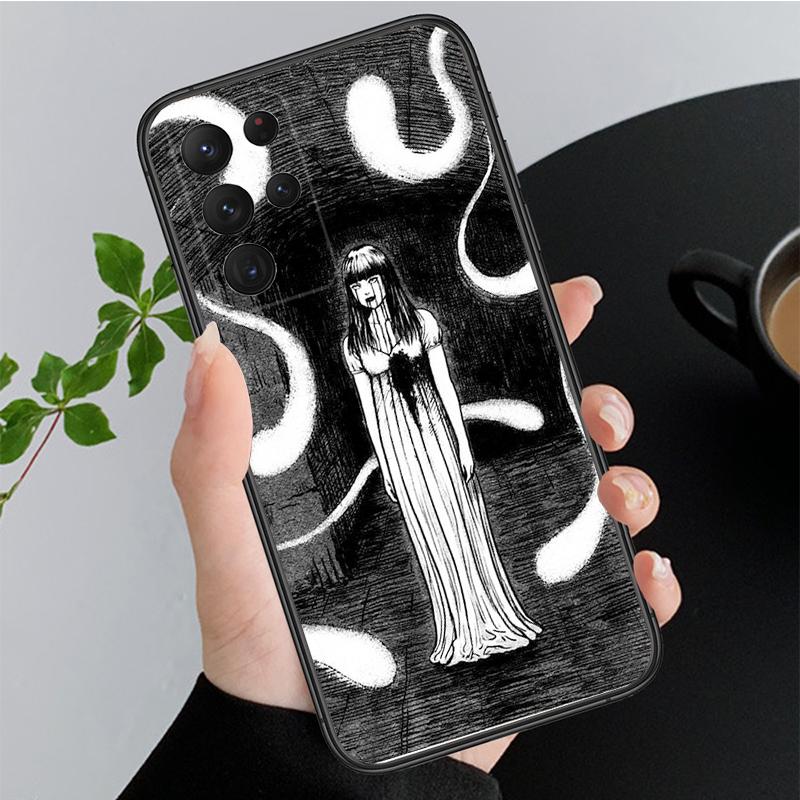 Phone Case for Samsung Galaxy A35 A55 A54 A15 A25 A05s A05 A22 A24 A52 A33 A34 M34 M14 M54 M23 Tomie Junji Ito Case