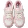 MLB New York Yankees Synthetic Leather Breathable Low top Kids' Skateboarding Shoes Pink White 7ASXJM05N-50PKL