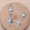 Hollow Star Keychain Keyring Bag Pendant Jewelry Accessories Backpack Ornament Elegant Keyrings Adornment for Women