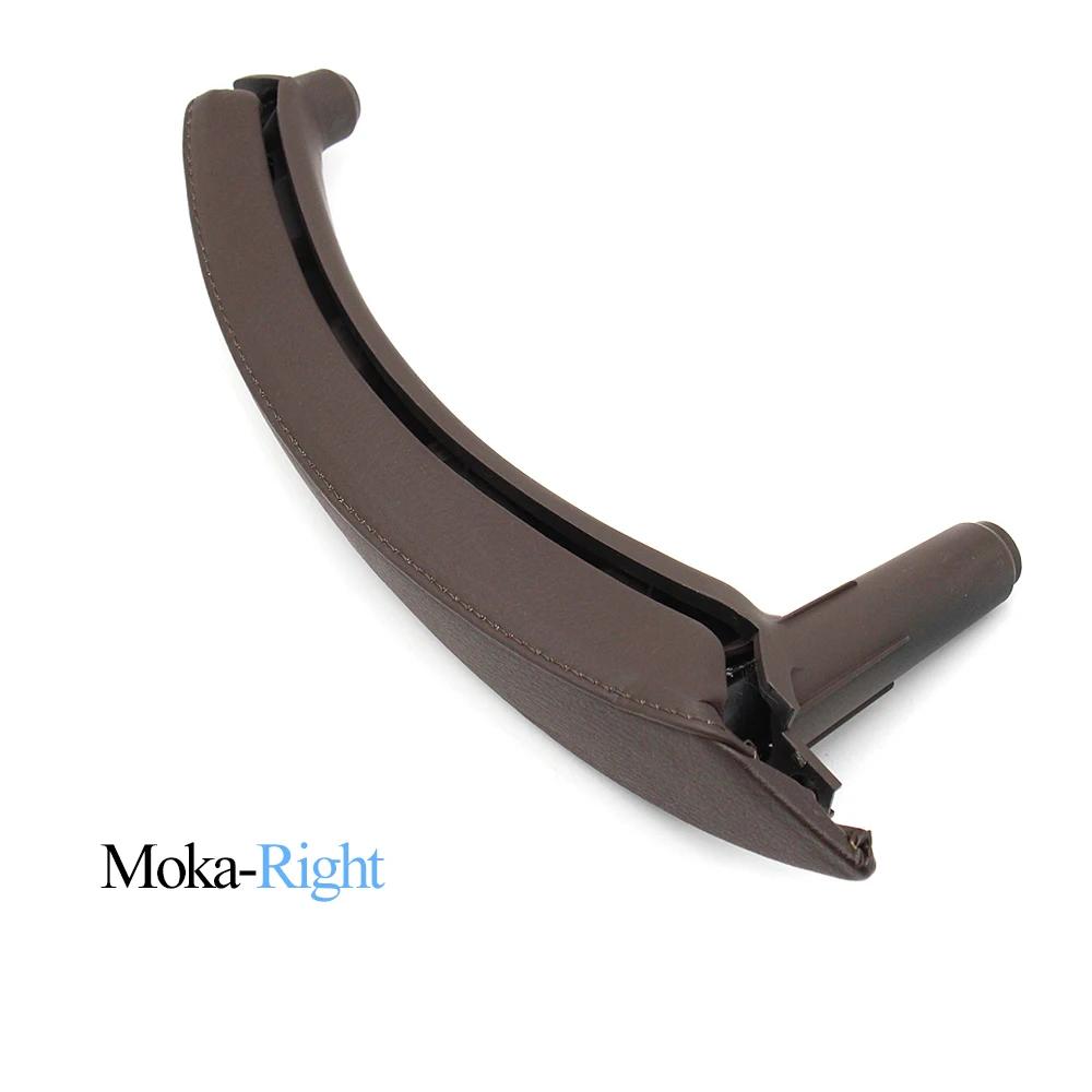 For BMW X5 X6 E70 E71 E72 2007-2013 Upgraded Car Left Right Passenger Door Pull Handle with Leather Cover Trim Replacement