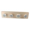 3/4/5 Hooks Nordic Wooden Coat Hooks Rustic Key Holder Creative Wall Hanger Hook  for Home