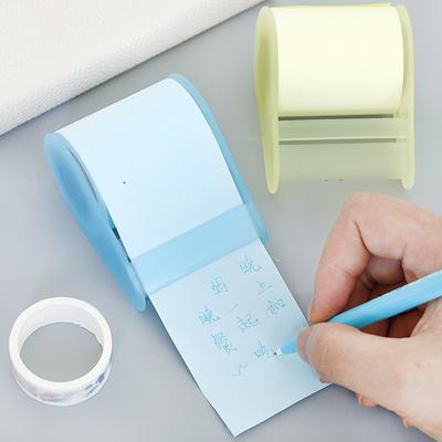 Kawaii Roller Memo Pad Sticky Note Set Refillable Adhesive Paper 8M Length School Supplies Bookmark Notebook Stationery Stickers