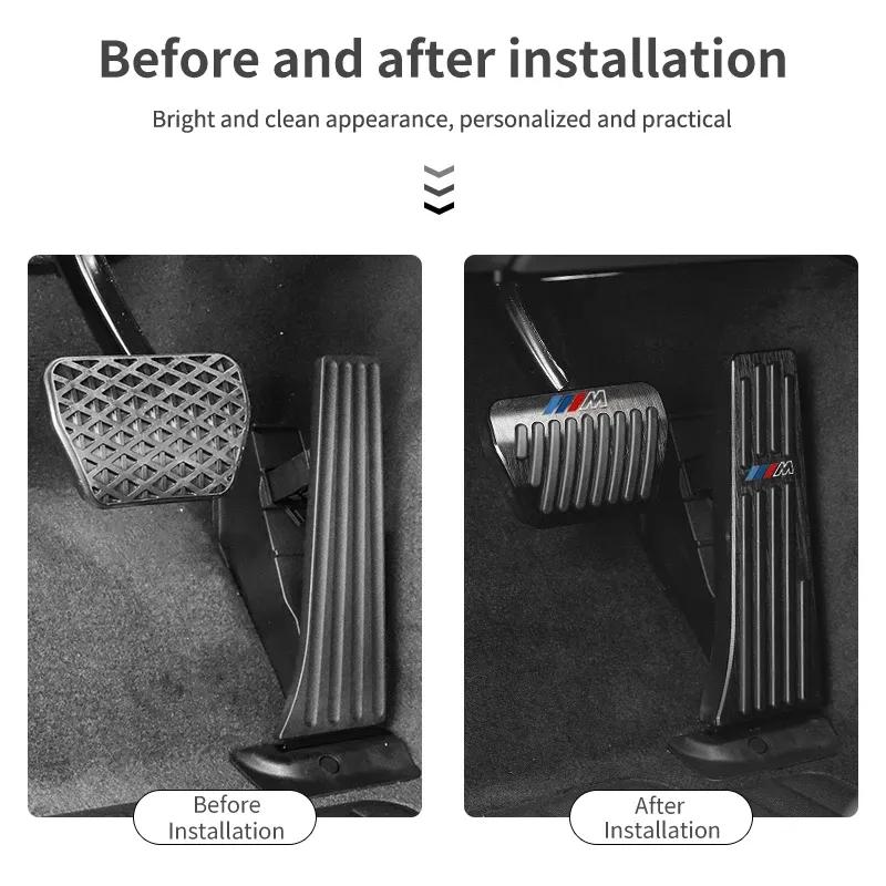 Car Pedals Cover Brake Pedal Cover For BMW 5 Series X3 X5 G30 G20 F10 F07 F30 E90 E60 F15 G23 E83 E84 F48 G32 G01 G02 G05 G60