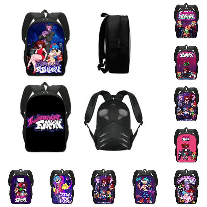 Stylish Friday Night Funkin Backpack For Cartoon Game Fans With Adjustable Straps