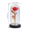 Creative Romantic Artificial Rose Light Realistic Luminous Eternal Rose Lamp Decorative LED Flower Light Valentine's Day