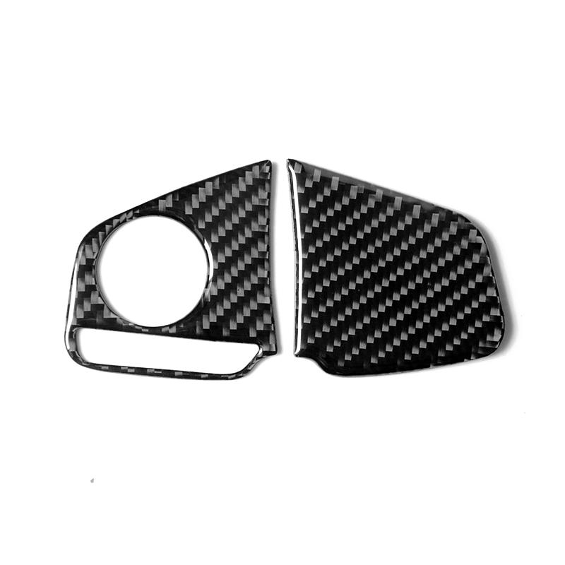 Carbon Fiber Car Steering Wheel Button Trim Cover Frame Stickers For Honda Civic 2016-2019 Car Styling Accessories