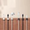 6/12 Pcs Magnetic Cable Clip Cable Holder Adhesive Wire Keeper Cord Cable Organizer For Home Office Under Desk Management