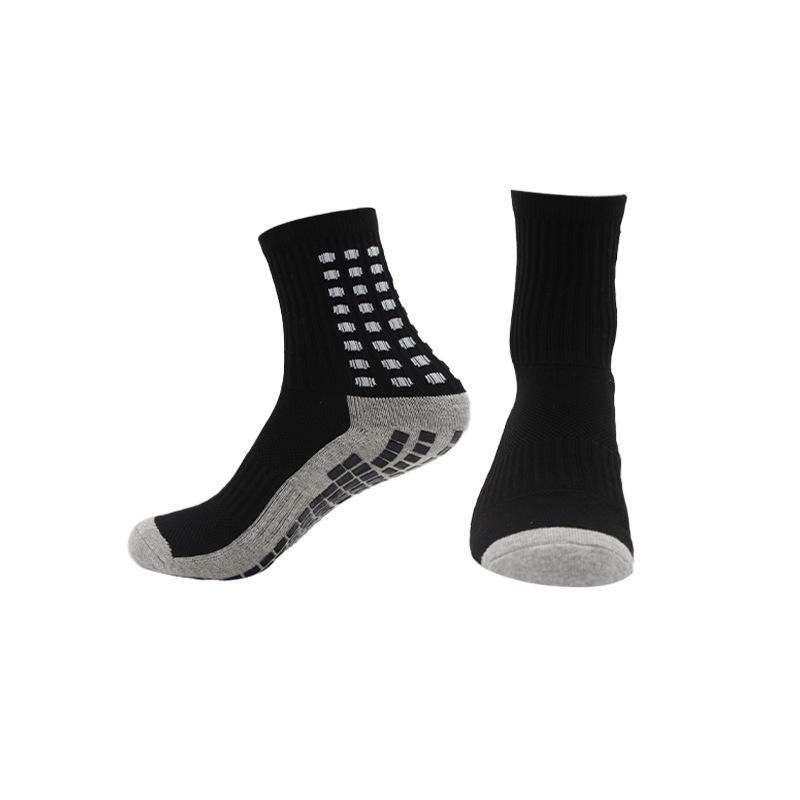 Thickened Non-Slip Mid-Calf Football Socks - Sweat-Absorbent, Wear-Resistant, Terry Bottom
