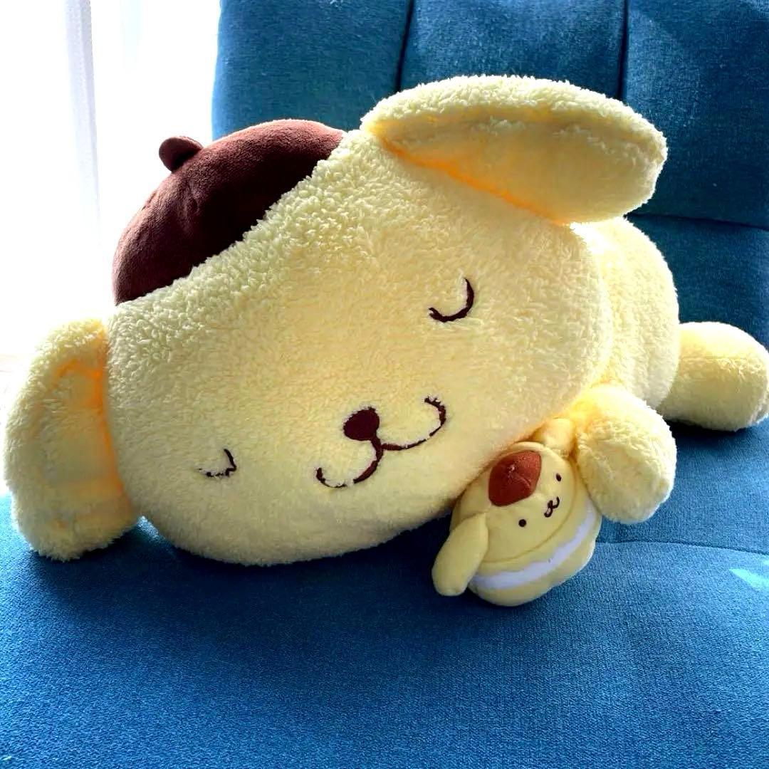 [Not for sale] Pompompurin body pillow stuffed toy Last One Prize Sanrio