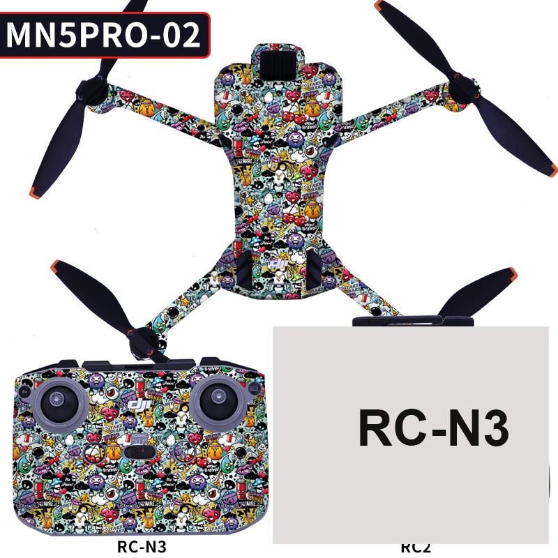 for DJI Mini 5 Pro Skin Full body Cover Anti-Scratch rc-n3 RC 2 Sticker Scratch Resistant Waterproof PVC Skins mini 5 Accessory