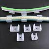 100Pcs 220V Flexible COB LED Strip Fixed Clips Plastic Lamp Holder Fitting 8-20mm 5050/5730/2835 Light Mounting Buckle