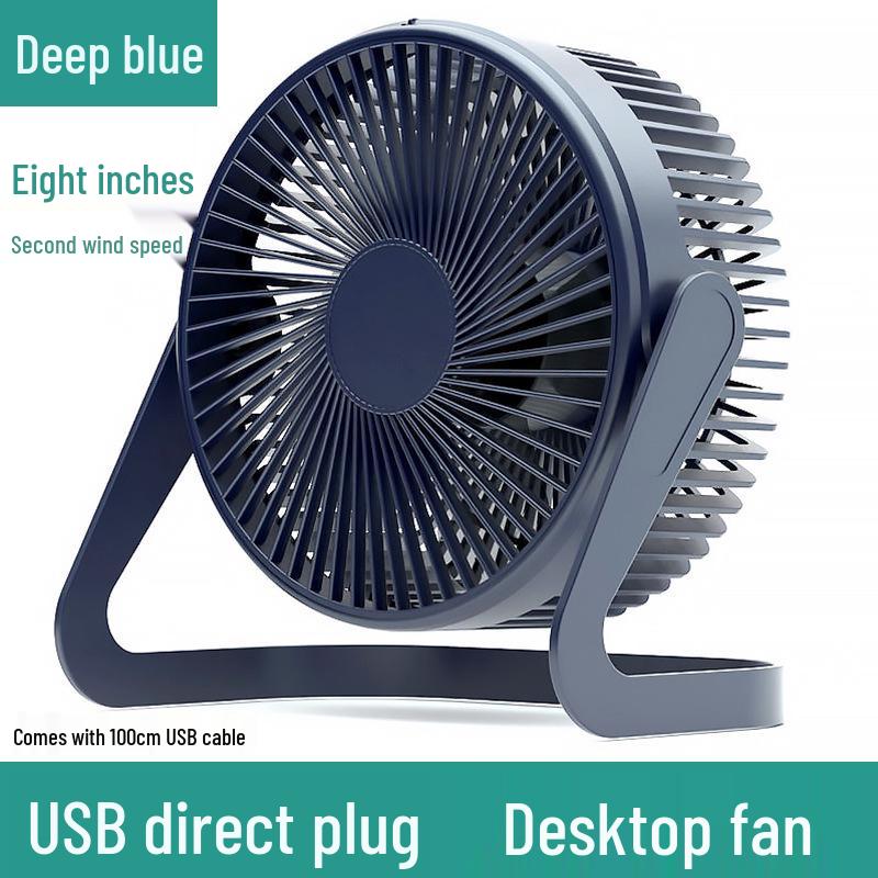 5-Inch USB Mini Electric Desk Fan, Silent Student Office Cooling