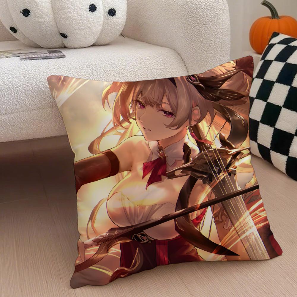 Fashion Animated AAether Gazer ICONS Cushion Cover Throw Pillow Cover Hidden Button Durable Polyester Chair Cushion