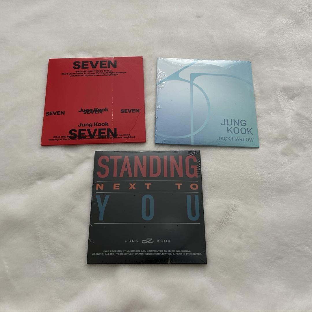 

[USED] BTS Jungkook JUNGKOOK CD solo single 3 piece set